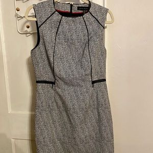 Gray Sleeveless Mini Dress